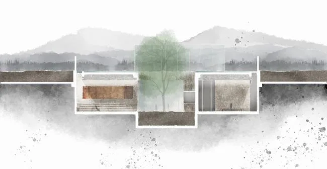BIM建筑|湖泊下阅读，树影行过的时间 / 水相设计