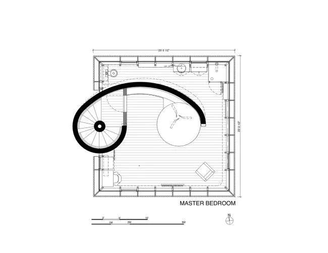 BIM建筑|几何写意的混凝土雕塑：太阳轨迹住宅 / Christian Wassmann