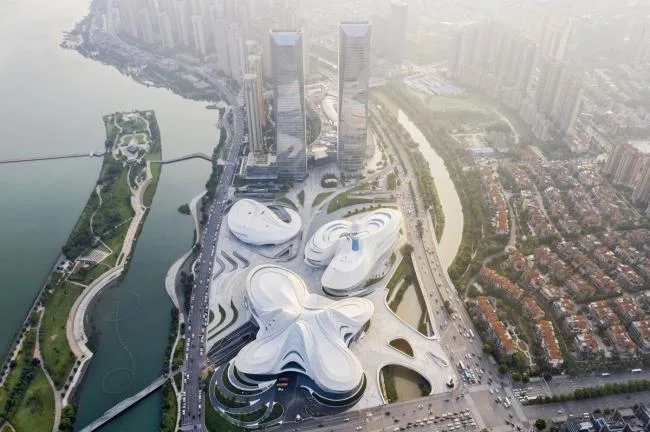 BIM建筑|长沙梅溪湖国际文化艺术中心 / 扎哈·哈迪德建筑事务所