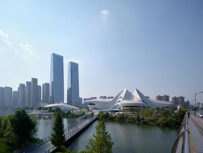 BIM建筑|长沙梅溪湖国际文化艺术中心 / 扎哈·哈迪德建筑事务所
