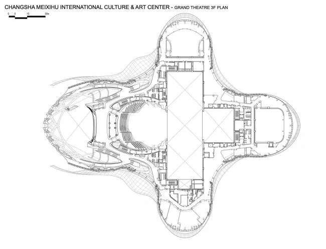 BIM建筑|长沙梅溪湖国际文化艺术中心 / 扎哈·哈迪德建筑事务所