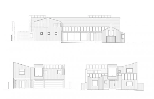 BIM建筑|跳脱的不规则几何形状：洛杉矶海滩避暑住宅 / Blue Truck Studio