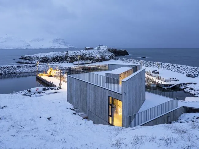 BIM建筑|守护峡湾的巨石：冰岛东博尔加峡湾游客中心 / Andersen & Sigurdsson Architects