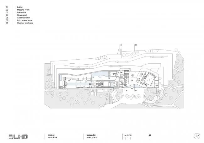 BIM建筑|曲折叠退，纵享海天一色：罗维尼公园大酒店 / 3LHD