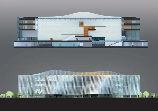 BIM建筑|深圳宝安文化综合体 / 严迅奇建筑师事务所