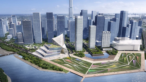 BIM建筑|OMA将在深圳设计滨水会议中心-BIM建筑网