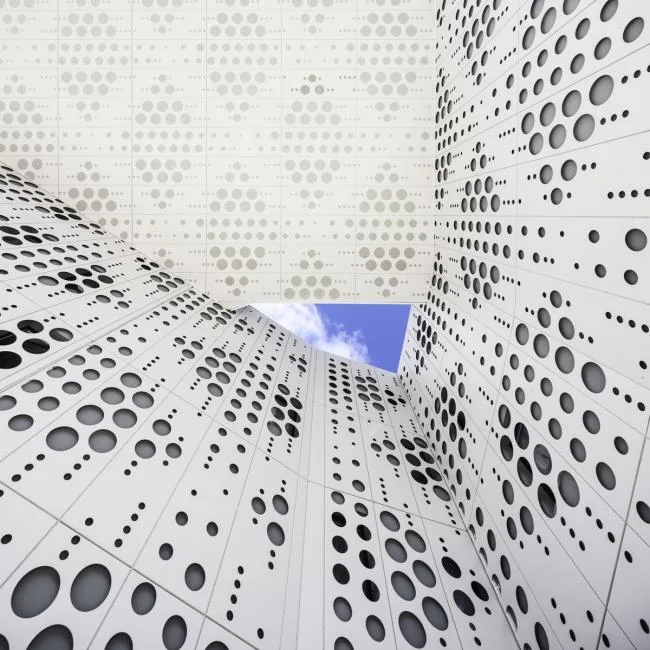 BIM建筑|如纯白蕾丝裙般优雅圣洁：蒙特皮埃酒店综合体 / Manuelle Gautrand Architecture
