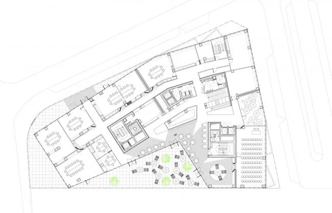 BIM建筑|如纯白蕾丝裙般优雅圣洁：蒙特皮埃酒店综合体 / Manuelle Gautrand Architecture