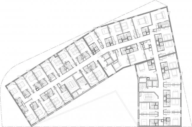 BIM建筑|如纯白蕾丝裙般优雅圣洁：蒙特皮埃酒店综合体 / Manuelle Gautrand Architecture