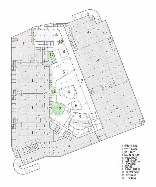 BIM建筑|漂浮的立体校园——浙江大学教育学院附属中学 / 浙江大学建筑设计研究院有限公司