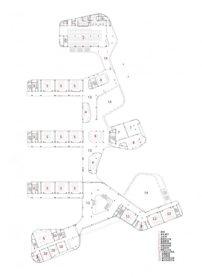 BIM建筑|漂浮的立体校园——浙江大学教育学院附属中学 / 浙江大学建筑设计研究院有限公司