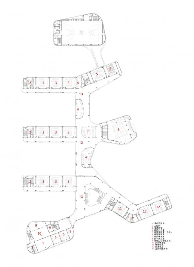 BIM建筑|漂浮的立体校园——浙江大学教育学院附属中学 / 浙江大学建筑设计研究院有限公司