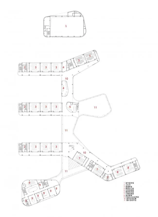 BIM建筑|漂浮的立体校园——浙江大学教育学院附属中学 / 浙江大学建筑设计研究院有限公司