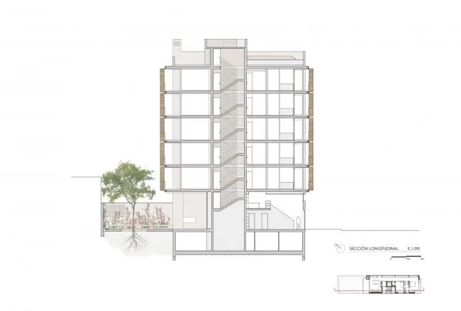 BIM建筑|光影流转间带来温暖质感——西班牙四友公寓
