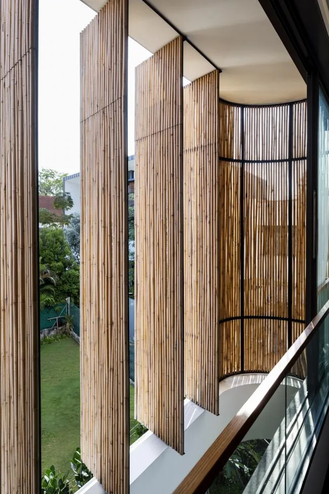 BIM建筑|热带中的现代之家：“竹帘”住宅