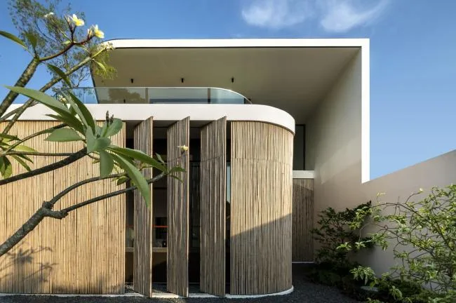 BIM建筑|热带中的现代之家：“竹帘”住宅