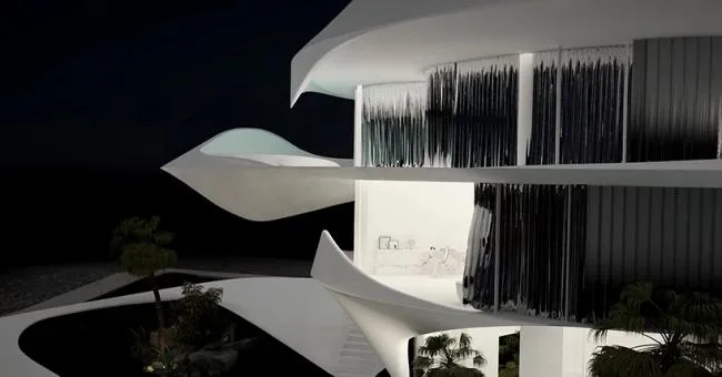 BIM建筑|有机曲线的轻柔盘旋：雅典“贝索纳米”住宅 / 314建筑工作室