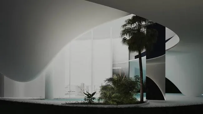 BIM建筑|有机曲线的轻柔盘旋：雅典“贝索纳米”住宅 / 314建筑工作室
