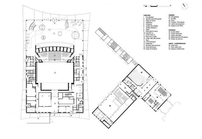 BIM建筑|轻遮于空中巨幕之下：阿尔比大剧院 / Dominique Perrault Architecture