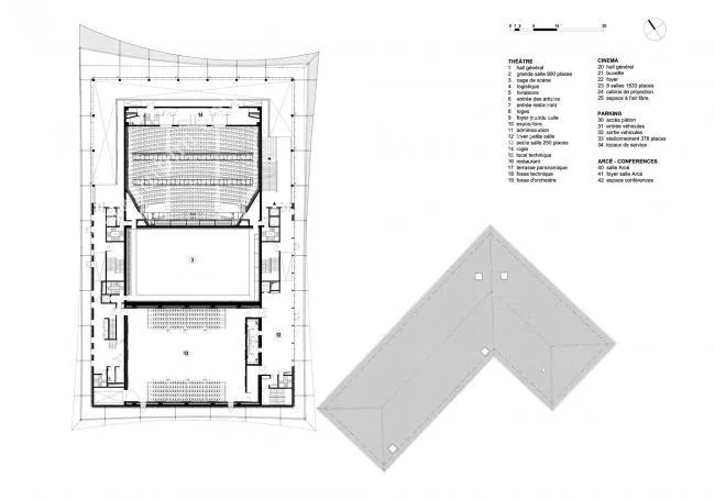 BIM建筑|轻遮于空中巨幕之下：阿尔比大剧院 / Dominique Perrault Architecture