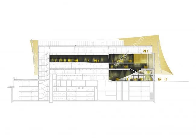 BIM建筑|轻遮于空中巨幕之下：阿尔比大剧院 / Dominique Perrault Architecture