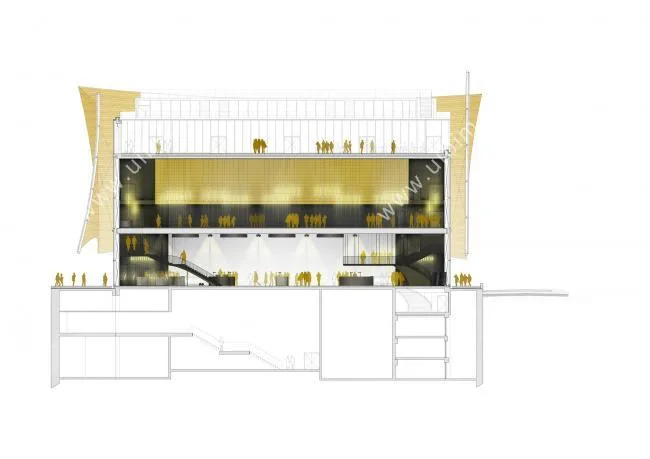 BIM建筑|轻遮于空中巨幕之下：阿尔比大剧院 / Dominique Perrault Architecture