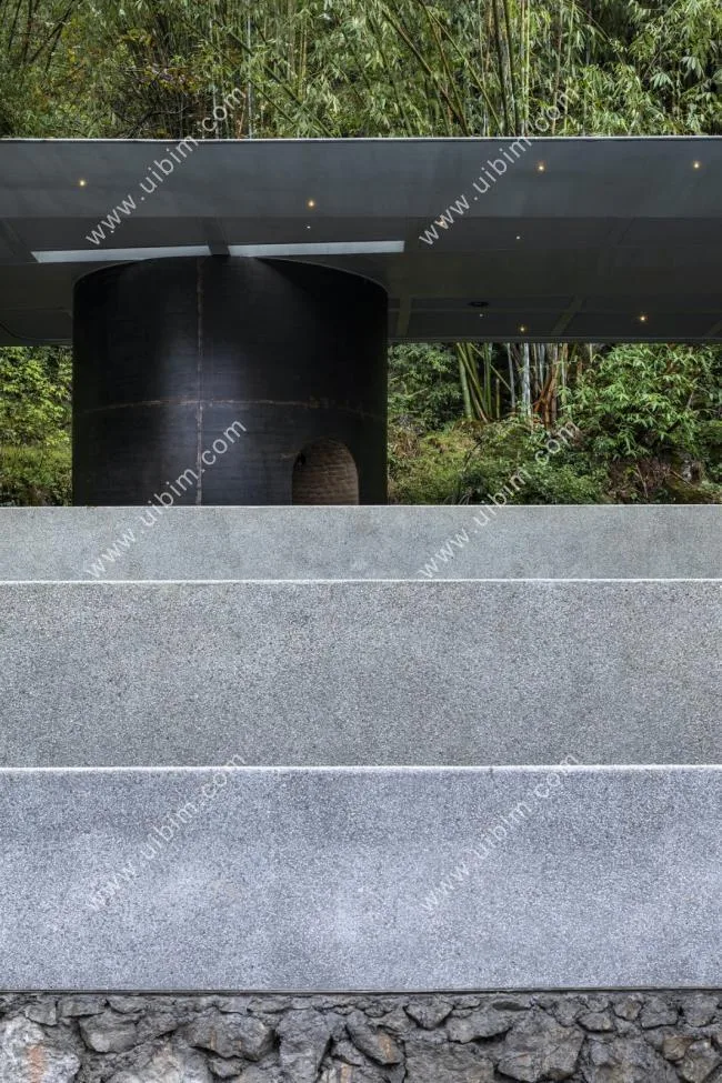 BIM建筑|喜岳云庐瑜伽亭及泳池（二期） / 刘宇扬建筑事务所