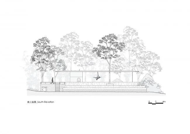 BIM建筑|喜岳云庐瑜伽亭及泳池（二期） / 刘宇扬建筑事务所