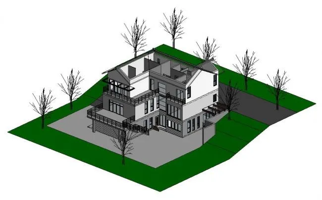 BIM资料|小别墅项目BIM模型