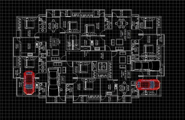 BIM资料|revit模型-四层公寓模型.rvt