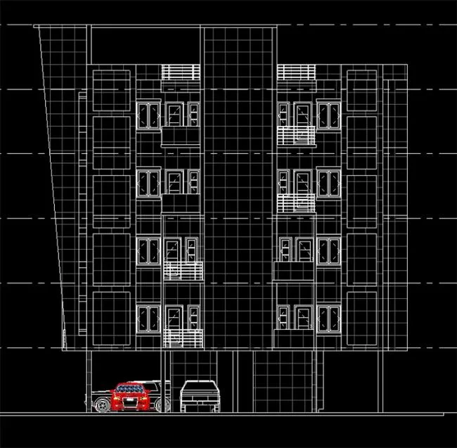 BIM资料|revit模型-四层公寓模型.rvt