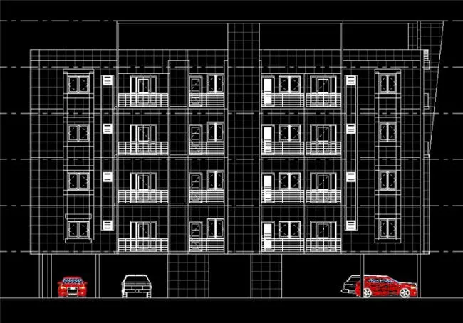 BIM资料|revit模型-四层公寓模型.rvt