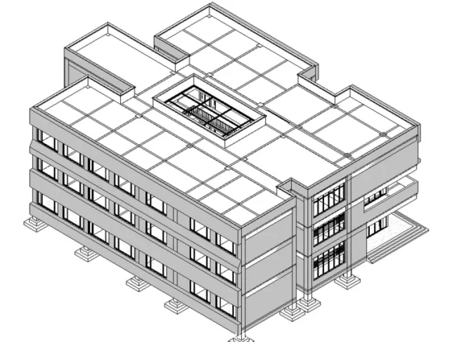 BIM资料|[revit模型]教学楼模型