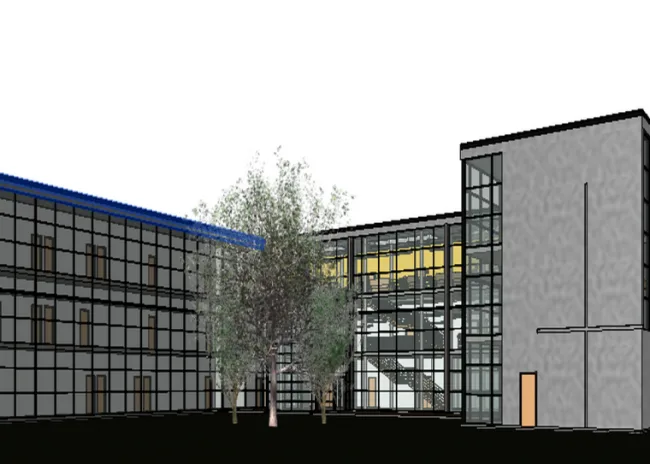 BIM资料|[revit模型]三层Revit商务办公楼模型