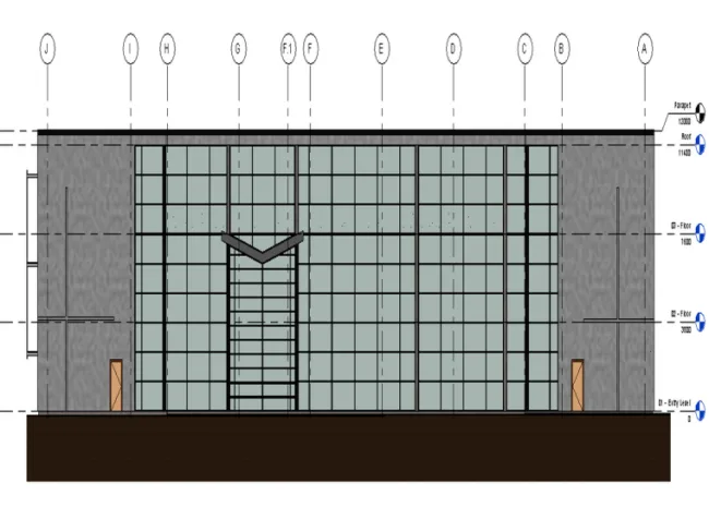 BIM资料|[revit模型]三层Revit商务办公楼模型