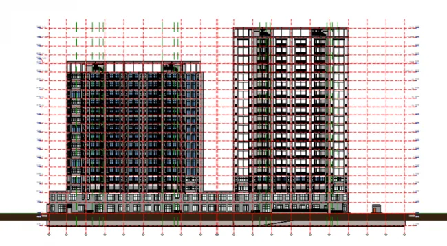 BIM资料|revit模型-住宅小区模型.rvt