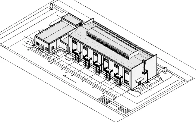 BIM资料|revit模型-空压站项目模型.rvt