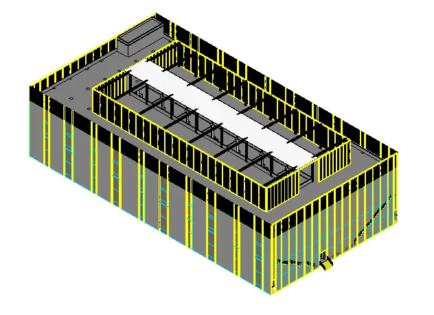 BIM资料|revit模型-上证数据中心方案阶段BIM模型