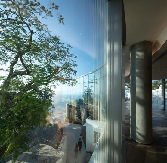 BIM建筑|梦幻建筑工作室在山坡上设计“香港芝加哥大学中心”