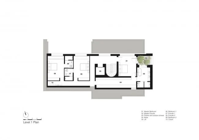BIM建筑|空灵而轻盈：阿马代尔之家 / B.E Architecture