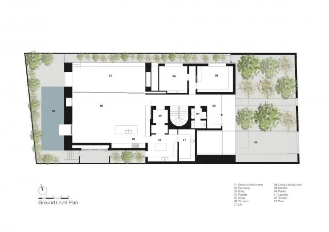 BIM建筑|空灵而轻盈：阿马代尔之家 / B.E Architecture