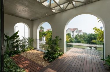 BIM建筑|拱窗围廊下营造室内庭院：越南 AD8 别墅 / Nemo Studio-BIM建筑网