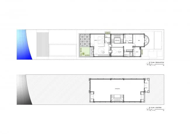 BIM建筑|拱窗围廊下营造室内庭院：越南 AD8 别墅 / Nemo Studio