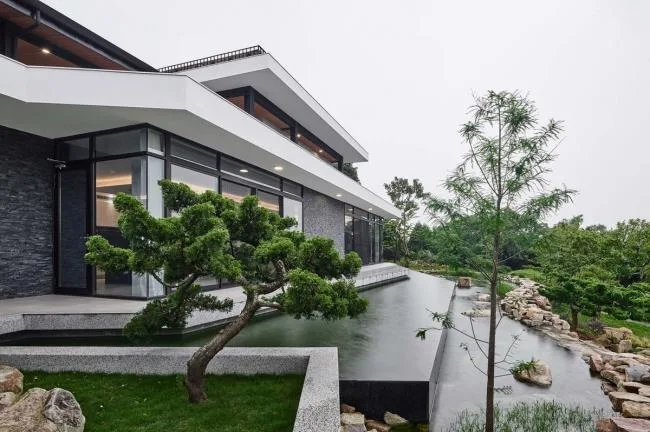 BIM建筑|水平延展的“山水”之家 / 原典建筑师事务所