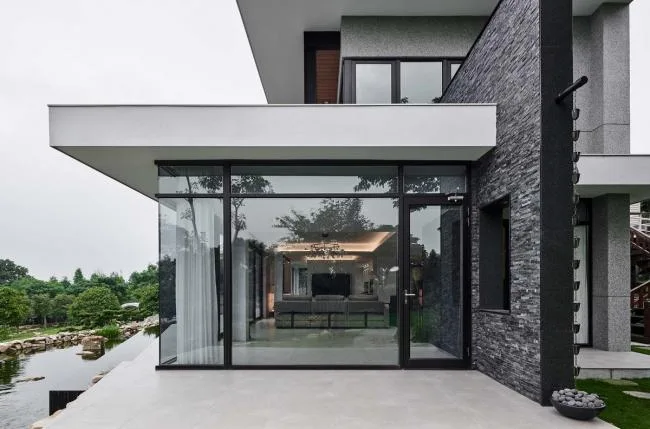 BIM建筑|水平延展的“山水”之家 / 原典建筑师事务所