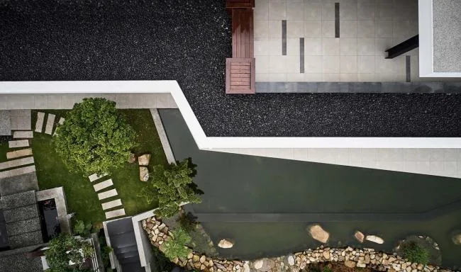 BIM建筑|水平延展的“山水”之家 / 原典建筑师事务所