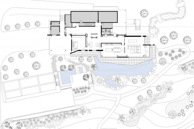 BIM建筑|水平延展的“山水”之家 / 原典建筑师事务所