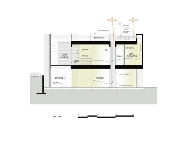 BIM建筑|高挑桩基创造的架空体量——西北港口住宅 / Bates Masi Architects