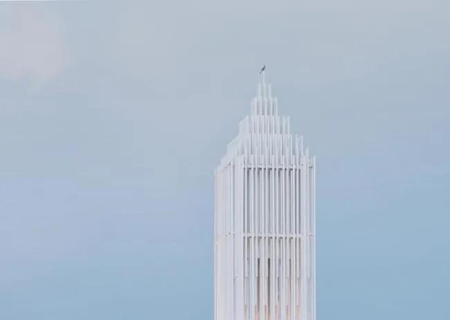 BIM建筑|成都中法科技园教堂，融于紫色薰衣草庄园