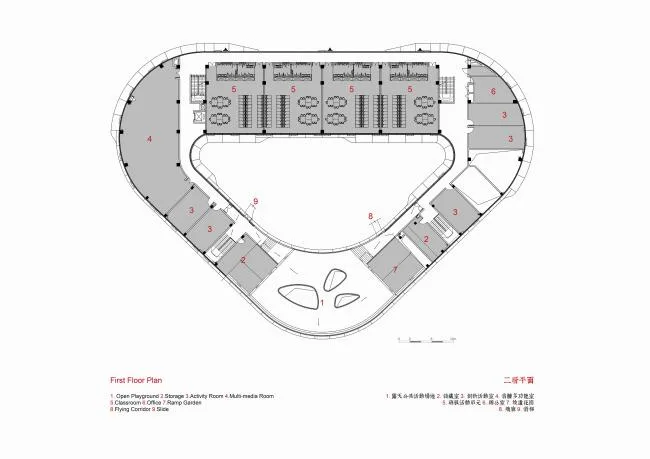 BIM建筑|立体流动的花园——旭辉甜甜圈幼儿园 / 天华建筑创作工作室